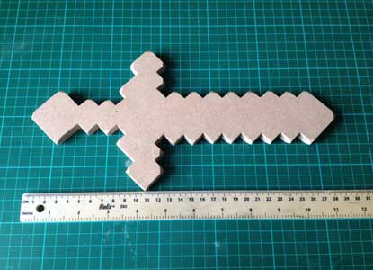 Paint Your Own Minecraft Inspired Sword