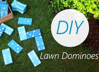 DIY Lawn Dominoes