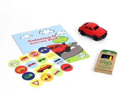 Green Toys Vehicles Coloring& Activity Kit