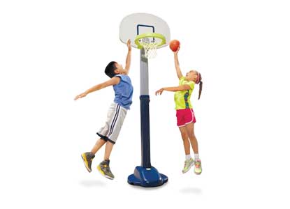 Little Tikes Adjust and Jam Pro Toy Basketball Hoop