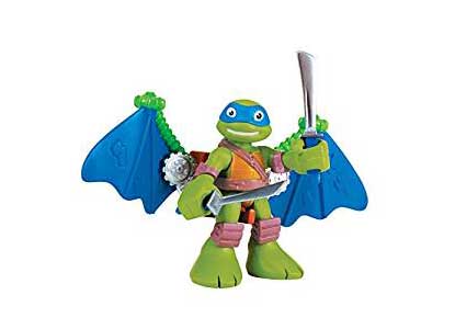 Ninja Turtles Leonardo with Glider Figure