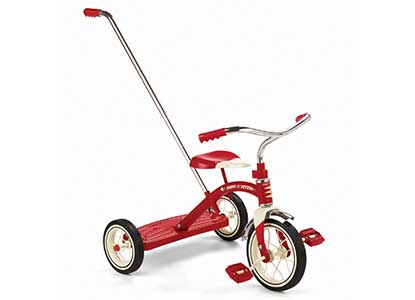 Radio Flyer Tricycle with Push Handle