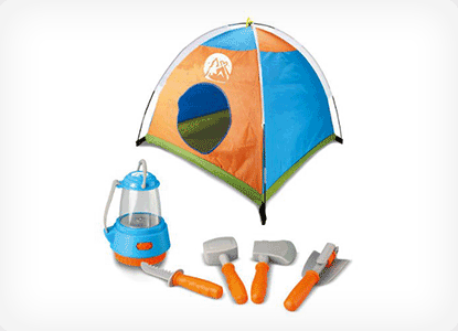 Little Explorer Camping Tent and Tools