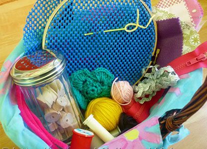 Our Toddler Friendly Sewing Basket