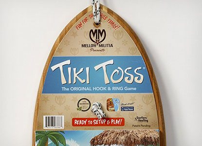 Tiki Hook And Ring Toss Game
