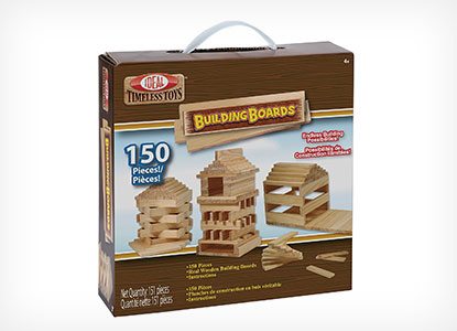 Ideal Building Boards Wood Construction Set