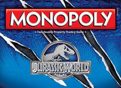 Monopoly: Jurassic World Edition Board Game