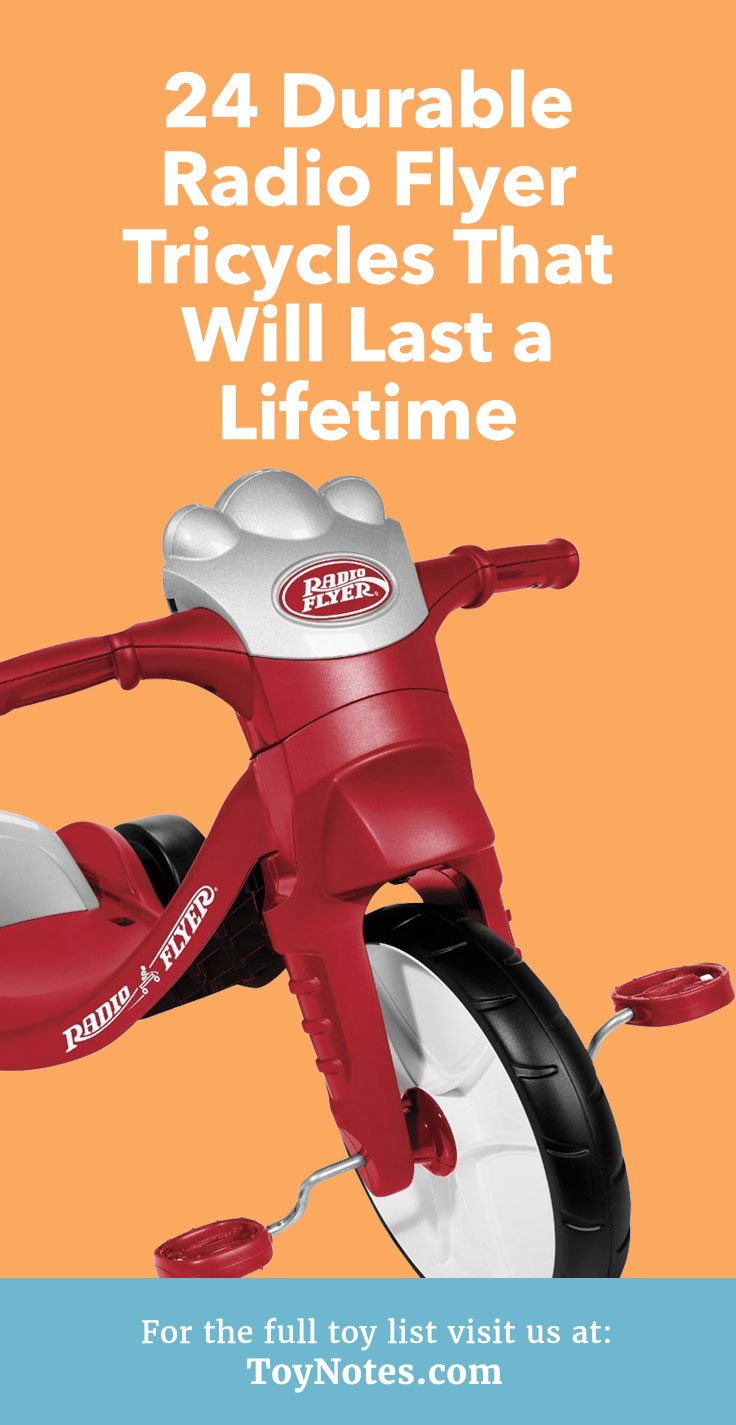 Radio Flyer continues their tradition of excellence with these amazing tricycles for kids!