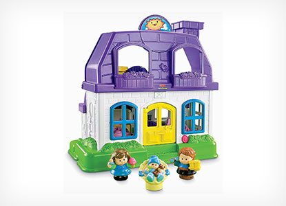 Fisher-Price Little People Happy Sounds Home with Family