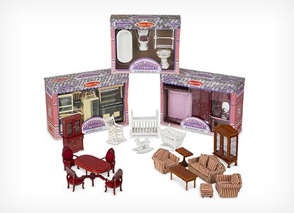 Melissa & Doug Wooden and Upholstered Furniture