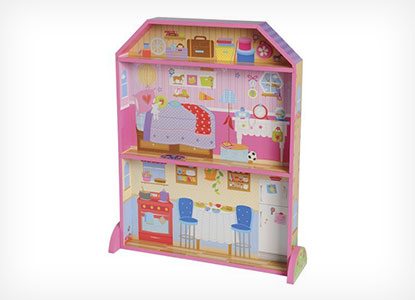 CP Toys First Magnetic Dress-up Wooden Doll House