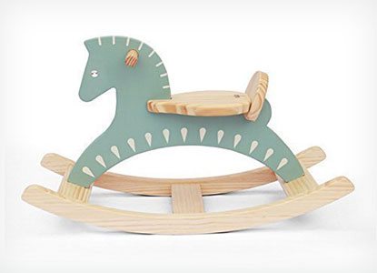 Handmade Wooden Ride On Rocking Horse