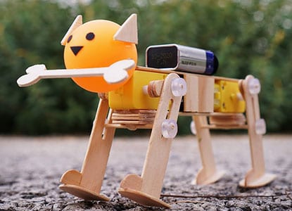 How to Make Robotic Dog with DC Motor