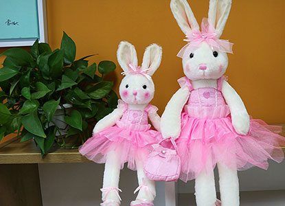 Ballerina Bunny Stuffed Animal Rabbit Doll