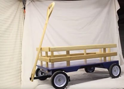 Build a Homemade Kids Pull Wagon