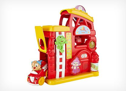 Fisher-Price Laugh & Learn Monkey's Smart Stages Firehouse