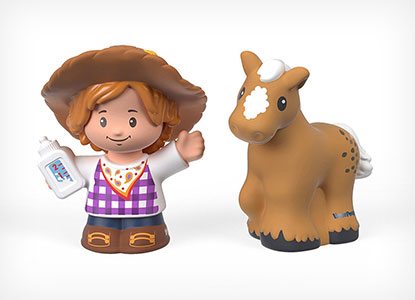 Fisher-Price Little People Farmer Melodee & Pony