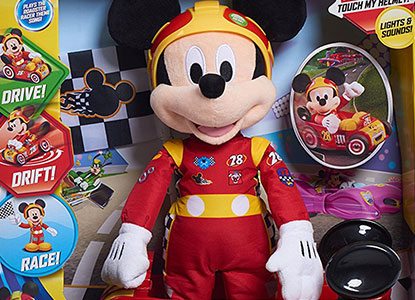 Just Play Mickey & The Roadster Racers Racing Plush