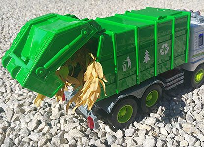 Toy Garbage Truck With Lights & Sounds