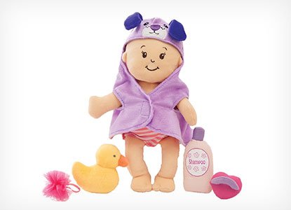 Manhattan Toy Wee Baby Stella Baby Doll and Bathing Set
