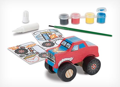 Melissa & Doug Decorate-Your-Own Wooden Monster Truck