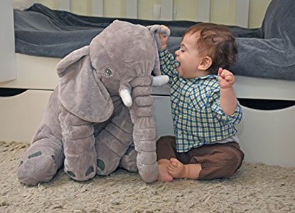 Big Soft Baby Elephant Plush Toy