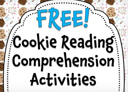 Free Cookie Reading Comprehension Activities