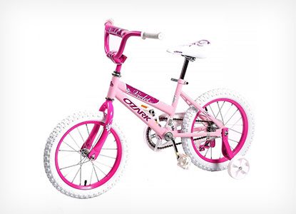 Steel Frame Bicycle With Training Wheels