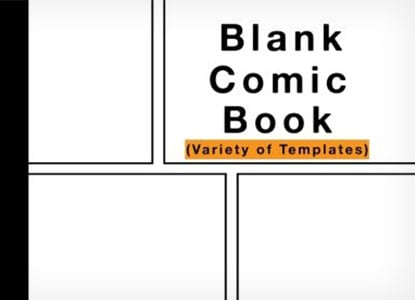 Blank Comic Book: Variety of Templates