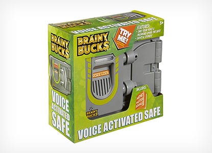 Brainy Bucks Voice Activated Safe Toy