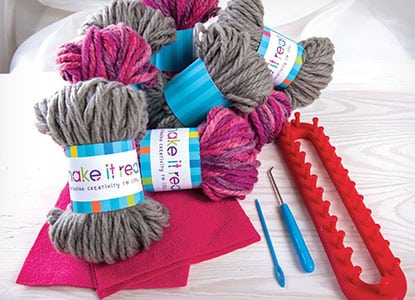 Cozy Hands Scarf Knitting Craft Kit for Kids