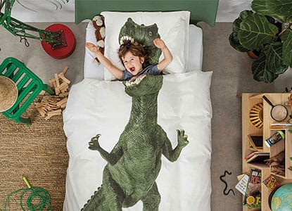 Dinosaur Duvet and Pillowcase Set