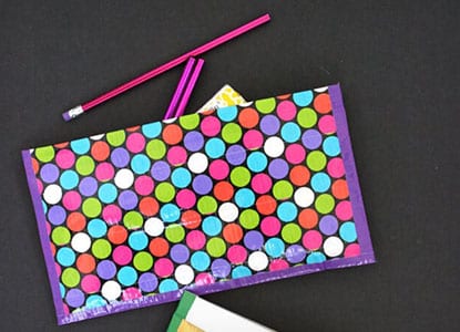 Diy Duct Tape Zip Pouch