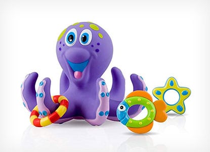 Nuby Octopus Bath Time Toss Toy