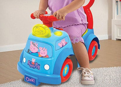 Peppa Pig Lights and Sound Musical Ride-on