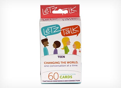 LetzTalk Conversation Starter and Question Cards for Teens