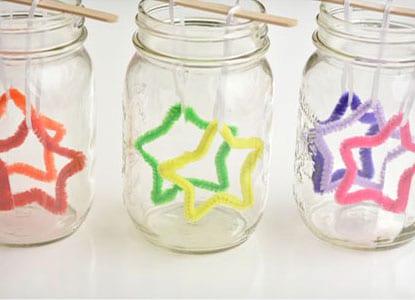 Pipe Cleaner Crystal Stars