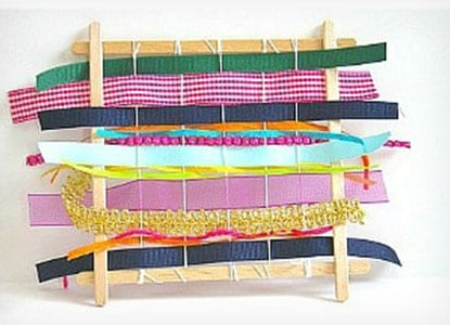 Popsicle Stick Weaving Looms